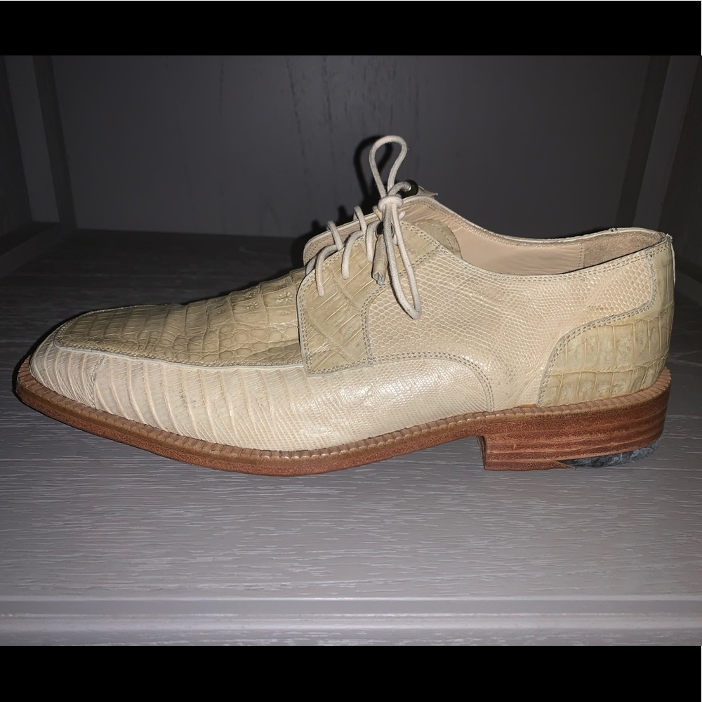 Genuine Crocodile & Lizard Leather Shoe - Picture 9 of 11